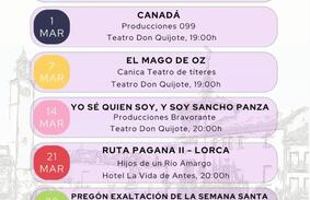 AGENDA CULTURAL MARZO 2026